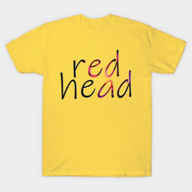 red head T-Shirt by afternoontees